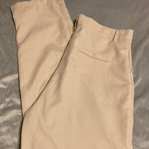 Soft Silky Cream Dress Pants ~ Size Medium